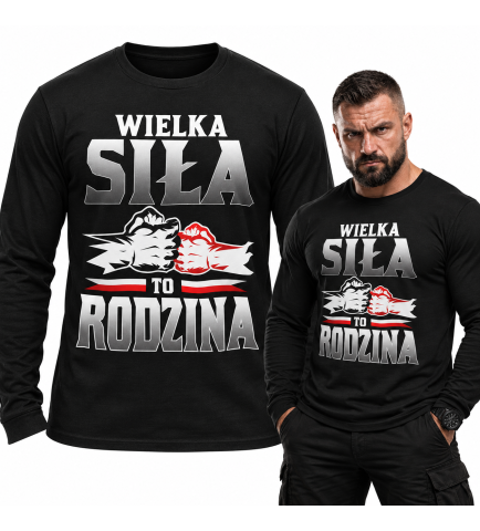 LONGSLEEVE Wielka Siła To Rodzina